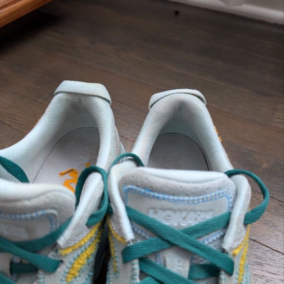 Hoka One One U Clifton L Embroidery Sneaker Shoes, Size Men 9.5 / Women 10,5 US - Picture 9 of 14